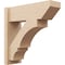 Ekena Millwork 8-in W x 24-in D x 24-in H Balboa Slat Rough Cedar Woodgrain TimberThane Outlooker, Primed Tan OUTUR080X24X24BOA24RCPR - alternate 1